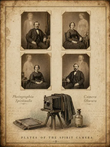 Spirit Camera — vintage art print from The Cryptozoologist's Codex